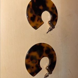 black and brown earrings